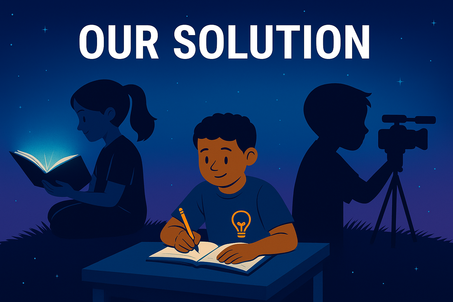 Collaborative kid illustrations